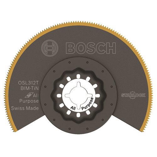 Multi Tools | Bosch OSL312T 3-1/2 in. Starlock Titanium Bi-Metal Segmented Saw Blade image number 0