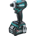 Makita GT200D-BL4025 40V Max XGT Brushless Lithium-Ion 1/2 in. Cordless Hammer Drill Driver and 4-Speed Impact Driver Combo Kit with 2.5 Ah Lithium-Ion Battery Bundle image number 3