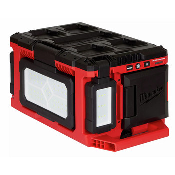 Milwaukee 2357 20 M18 Packout Lithium Ion Cordless Light Charger Tool Only Cpo Outlets