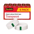 Tapes & Adhesives | Scotch 600 0.75 in. x 83.33 ft. 1 in. Core Tape - Transparent (6/Pack) image number 2