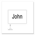  | C-Line 92443 4 in. x 3 in. Name Badge Inserts - White (60/Pack) image number 3