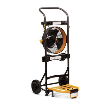 HAND TRUCKS AND DOLLIES | Mule 52000-45 200 lbs. Capacity Hand Truck 5-in-1 Mobile Workshop with Integrated 3-Speed Fan and LED Light
