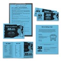 Cleaning & Janitorial Supplies | Astrobrights 22523 11 in. x 17 in. 24 lbs. Bond Weight Color Paper - Lunar Blue (500/Ream) image number 3