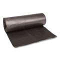 Trash Bags | Boardwalk H7658HKKR01 0.65 Mil 38 in. x 58 in. 60 Gallon Low-Density Can Liners - Black (100/Carton) image number 0