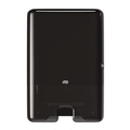 Paper Towel Holders | Tork 553028 Xpress 11.9 in. x 4 in. x 17.5 in. H2 Multifold Hand Towel Dispenser - Black image number 0