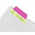 Office Jansan | Avery 74767 Ultra Tabs 2.5 in. x 1 in. 1/5-Cut Repositionable Margin Tabs - Assorted Neon (24/Pack) image number 4