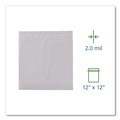 Trash Bags | Stout by Envision ZF008C 2 mil 12 in. x 12 in. Seal Closure Bags - Clear (500/Carton) image number 3