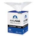 Cleaning Cloths | HOSPECO N-ETA100CZGW 10 in. x 12 in. 1-Ply Easy Task Center-Pull A100 Wiper - White image number 0