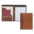Office & Office Supplies | Samsill 71656 10.6w x 14.25h Two-Tone Polyurethane Padfolio with Spine Accent - Tan/Brown image number 1