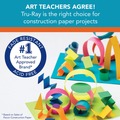 Paper & Printables | Pacon P103058 12 in. x 18 in. 76 lb Text Weight Tru-Ray Construction Paper - Black (25 Packs/Carton) image number 2