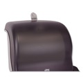 Labor Day Sale! Save $30 off $199! | Tork 83TR 12.49 in. x 8.6 in. x 12.82 in. Compact Hand Towel Roll Dispenser - Smoke (1/Carton) image number 5