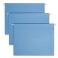 Office Jansan | Smead 64060 Colored Hanging File Folders with 1/5 Cut Tabs - Letter, Blue (25/Box) image number 0
