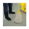 Just Launched | Boardwalk BWKCM20032 4-Ply 32 oz. Cut-End Band Cotton Mop Head - White (12/Carton) image number 2