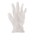 Disposable Gloves | Boardwalk BWK361SBX 3.6 mil 9.5 in. Long Powder-Free Exam Vinyl Gloves - Small, Clear (100/Box) image number 1