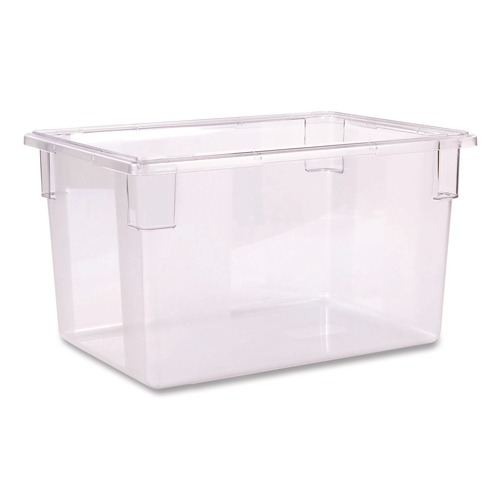 Food Trays, Containers, and Lids | Carlisle FLO 10624-07 StorPlus 18 in. x 26 in. x 15 in. 1-Compartment Plastic Polycarbonate Food Storage Container - Clear image number 0