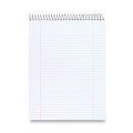 Office Jansan | Cambridge 59882 8.5 x 11.5 Sheets (70) Stiff-Back Wire Bound Medium/College Rule Notepad - Navy Cover/White Sheets image number 2