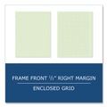 Notebooks & Pads | Roaring Spring 95382 8.5 in. x 11 in. Sheets Engineer Pad - Light Green (24/Carton) image number 4