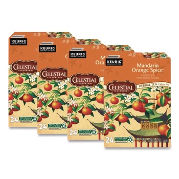 Celestial Seasonings Spice Herb Tea K-Cups - Mandarin Orange (96/Carton)