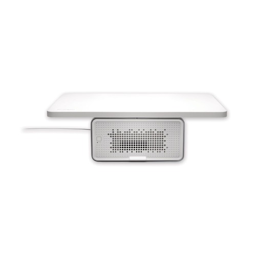 Office Jansan | Kensington K55460WW FreshView Wellness 22.5 in. x 11.5 in. x 5.4 in. Supports 200 lbs. Monitor Stand with Air Purifier, For 27-in Monitors - White image number 0