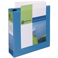 Office Jansan | Avery 05601 11 in. x 8.5 in. 3 Rings 3 in. Capacity Heavy-Duty Non Stick View Binder with DuraHinge and Slant Rings - Light Blue image number 1