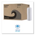 Cups and Lids | Boardwalk BWKHOTWH8 Plastic Hot Cup Lids for 8 oz. Hot Cups - White (50/Sleeve, 20 Sleeves/Carton) image number 4