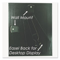 Office Jansan | NuDell 21202 8.5 in. x 11 in. Leatherette Document Frame - Black (2/Pack) image number 2