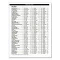 Notebooks & Pads | House of Doolittle 282-92 11 in. x 8.5 in. 12-Month (Jan-Dec 2026) Four-Person Group Practice Daily Appointment Book - Black Hard Cover image number 3