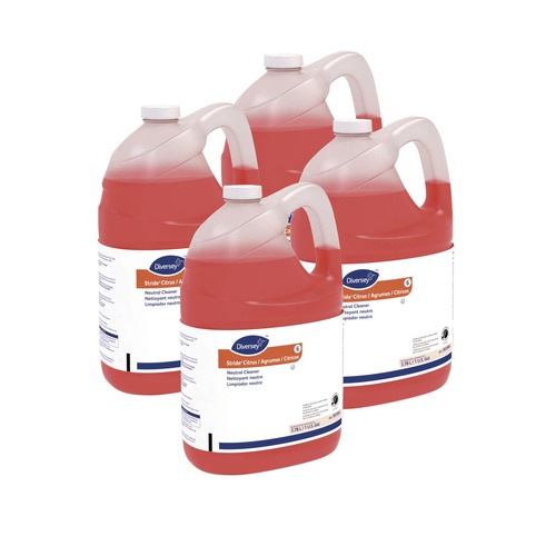Cleaning & Janitorial Supplies | Diversey Care 101109753 Stride Citrus 1 Gallon Bottle Neutral Cleaner (4/Carton) image number 0