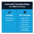 Mops | Cottonelle 10358CT 5 in. x 7.25 in. 1-Ply Fresh Care Flushable Cleansing Cloths - White (8/Carton) image number 6
