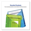 Office Jansan | Avery 11906 Insertable 5-Tab 11-1/8 in. x 9-1/4 in. Big Tab Plastic Dividers with Two Pockets - Multicolor (1-Set) image number 7