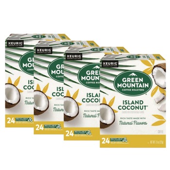 Green Mountain Coffee Coffee K-Cup Pods - Island Coconut (96/Carton)