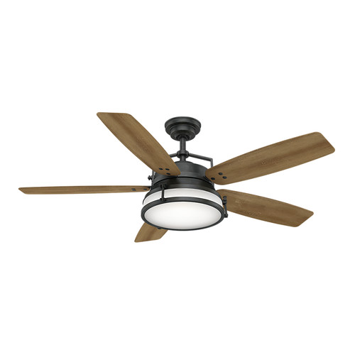 Ceiling Fans | Casablanca 59359 56 in. Caneel Bay Aged Steel Ceiling Fan with Light and Wall Control image number 0