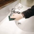 Disposable Gloves | Ammex ILHD42100 6 mil Thick 9.5 in. Long Powder-Free Extra Thick Latex Disposable Gloves - Small, Ivory (100/Box, 10 Boxes/Carton) image number 3