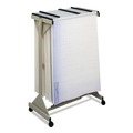  | Safco 5060 43.75 in. x 20.5 in. x 51 in. 18 Hanging Clamps Mobile Plan Center Sheet Rack - Sand image number 0