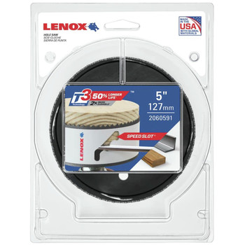 POWER TOOL ACCESSORIES | Lenox 2060591 5 in. Bi-Metal Non-Arbored Hole Saw