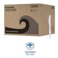 Cutlery | Boardwalk BWK KNIFEMWPS Mediumweight Polystyrene Cutlery Knife - White (1000/Carton) image number 7