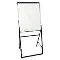  | Quartet 351900 26 in. x 35 in. Futura Dry Erase Presentation Easel - White Surface, Black Steel Frame image number 0