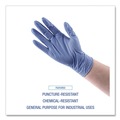 Disposable Gloves | Boardwalk 380MBXA 4 mil Disposable General-Purpose Nitrile Gloves - Medium, Blue (100/Box) image number 7