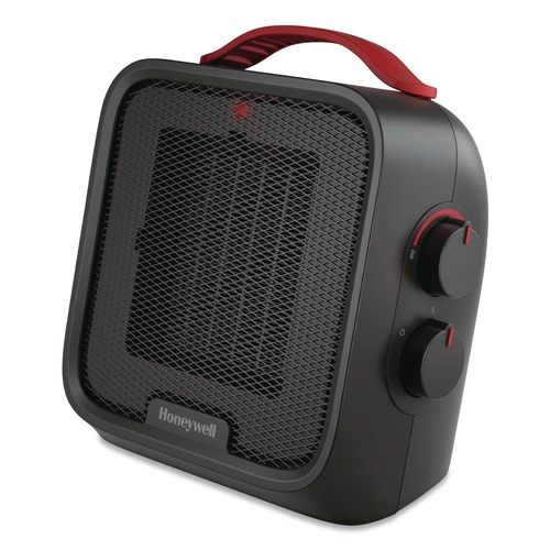 Bulk Savings Pricing 2 | Honeywell HCE210B UberHeat 5 4.5 in. x 4.5 in. x 8.86 in. 1500 W Ceramic Heater - Black image number 0