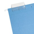 Office Jansan | Smead 64060 Colored Hanging File Folders with 1/5 Cut Tabs - Letter, Blue (25/Box) image number 1