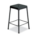 Office Chairs | Safco 6605BL 25 in. Counter-Height Backless Steel Stool, Supports Up to 250 lb - Black image number 1