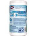 Cleaning & Janitorial Supplies | Clorox 01656 7 in. x 8 in. 1-Ply Disinfecting Wipes - Fresh Scent, White (450/Carton) image number 3