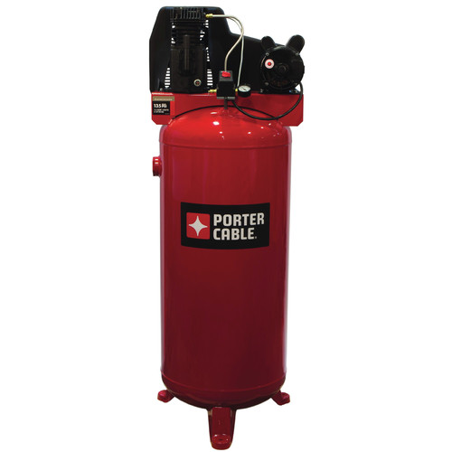 Stationary Air Compressors | Porter-Cable PXCMLC3706056 3.7 HP 60 Gallon Oil-Lube Vertical Stationary Air Compressor image number 0