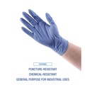 Disposable Gloves | Boardwalk 380LCTA 4 mil. Disposable General-Purpose Nitrile Gloves - Large, Blue (1000/Carton) image number 7