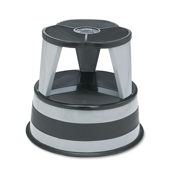 Cramer 16 in. Diameter x 14.25 in. h Kik-Step Steel 2-Step Stool - Slate