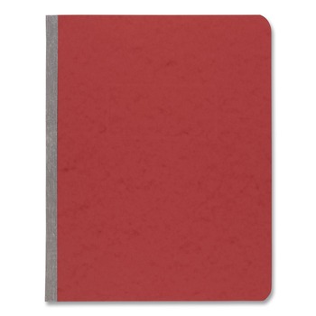 ACCO 8.5 in. x 14 in. 2 in. Capacity Two-Piece Prong Fastener Pressboard Report Cover with Tyvek Reinforced Hinge - Red