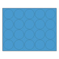 Office Jansan | MasterVision FM1601 3/4 in. Magnetic Color Coding Dots - Blue (20 Dots/Pack) image number 0