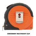 Tape Measures | Great Neck 95010 ExtraMark 1 in. x 35 ft. Steel Tape Measure - Orange/Black image number 2