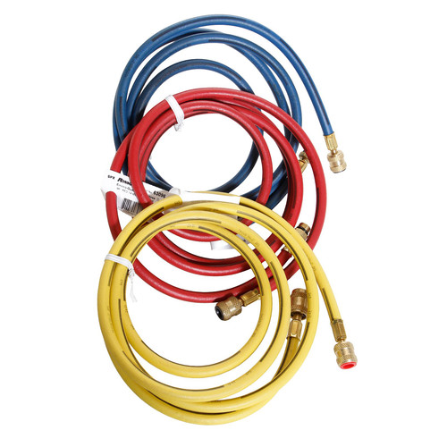 Air Hoses and Reels | Robinair 60096 8 ft. Set OF Color-Coded Enviro-Guard Hoses (3-Pack) image number 0