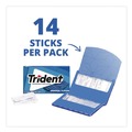 Snacks | Trident 073390050467 Sugar-Free Gum - Original Mint (15/Carton) image number 4